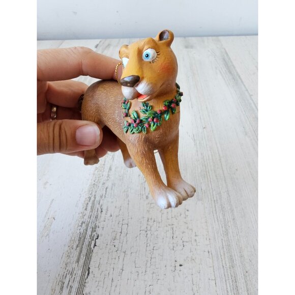 Lioness lion wreath ornament Xmas tree - Picture 3 of 9